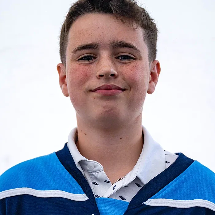 Centreman Tyson White from EPIC Sports Hockey Academy 16U AAA Team